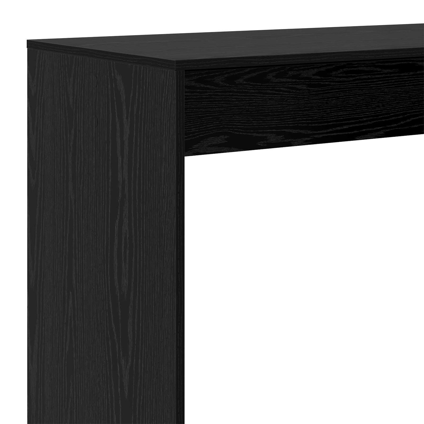 Tavolo da bar Rovere Nero 102 x 50 x 103,5 cm Legno multistrato