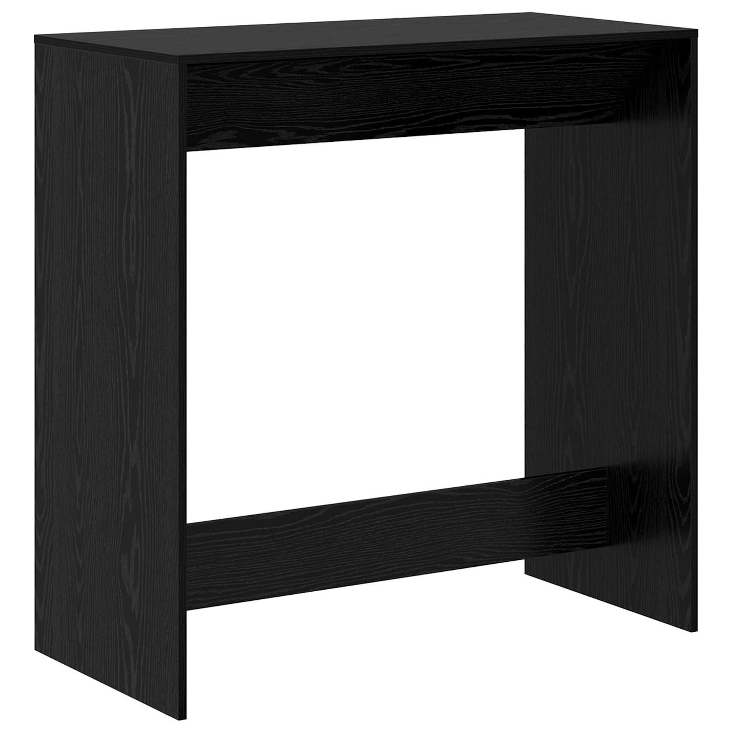 Tavolo da bar Rovere Nero 102 x 50 x 103,5 cm Legno multistrato