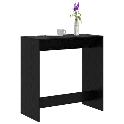 Tavolo da bar Rovere Nero 102 x 50 x 103,5 cm Legno multistrato
