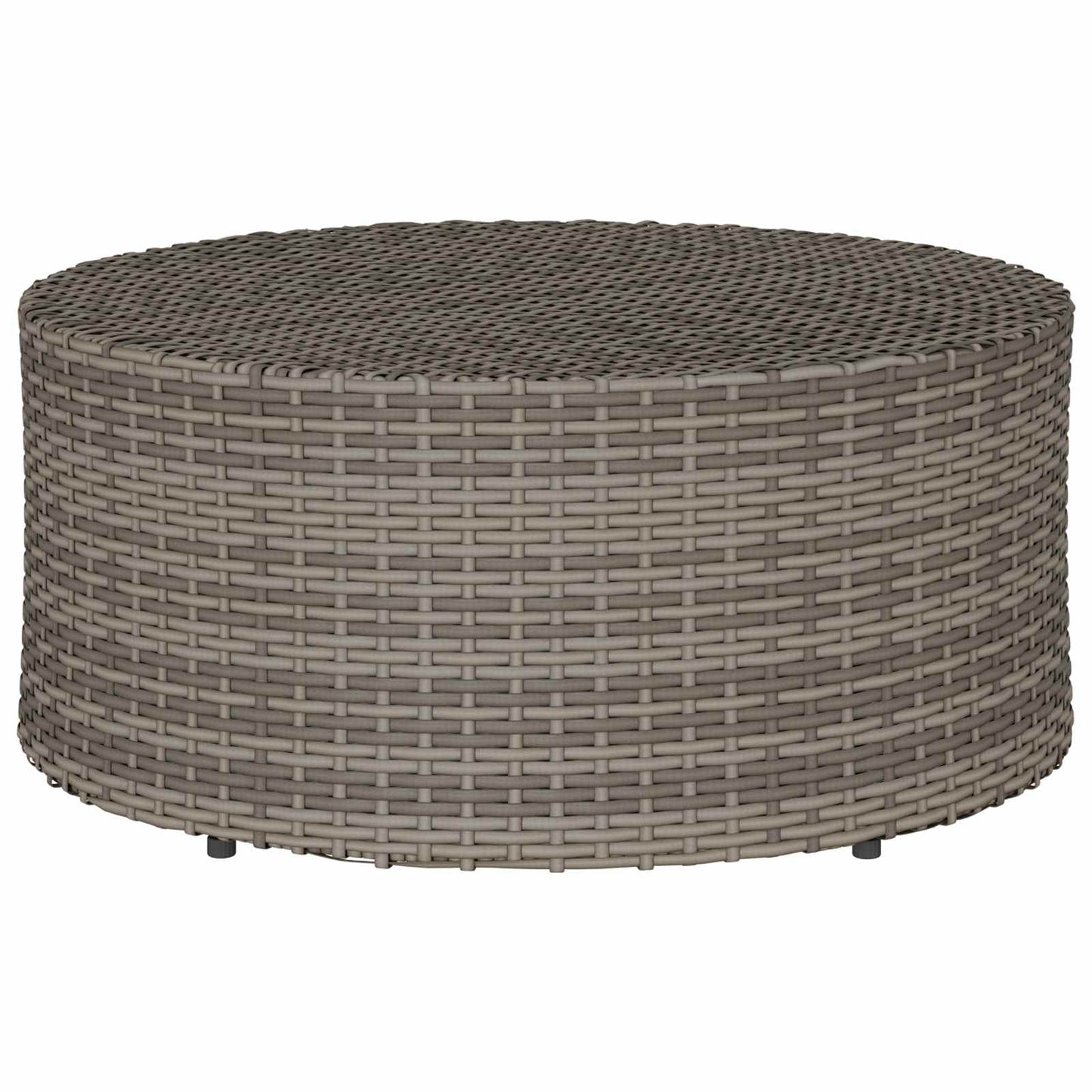 Tavolino da caffè da esterno Grigio Ø 68 x 30 cm polyrattan | homemem39