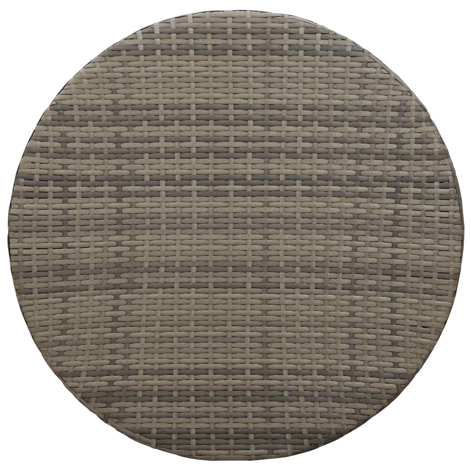 Tavolino da caffè da esterno Grigio Ø 68 x 30 cm polyrattan | homemem39