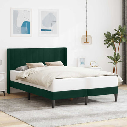 Struttura del letto Verde Scuro 120 x 190 cm Velluto | homemem39