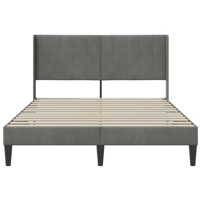 Struttura del letto Grigio Scuro 120 x 200 cm Velluto | homemem39
