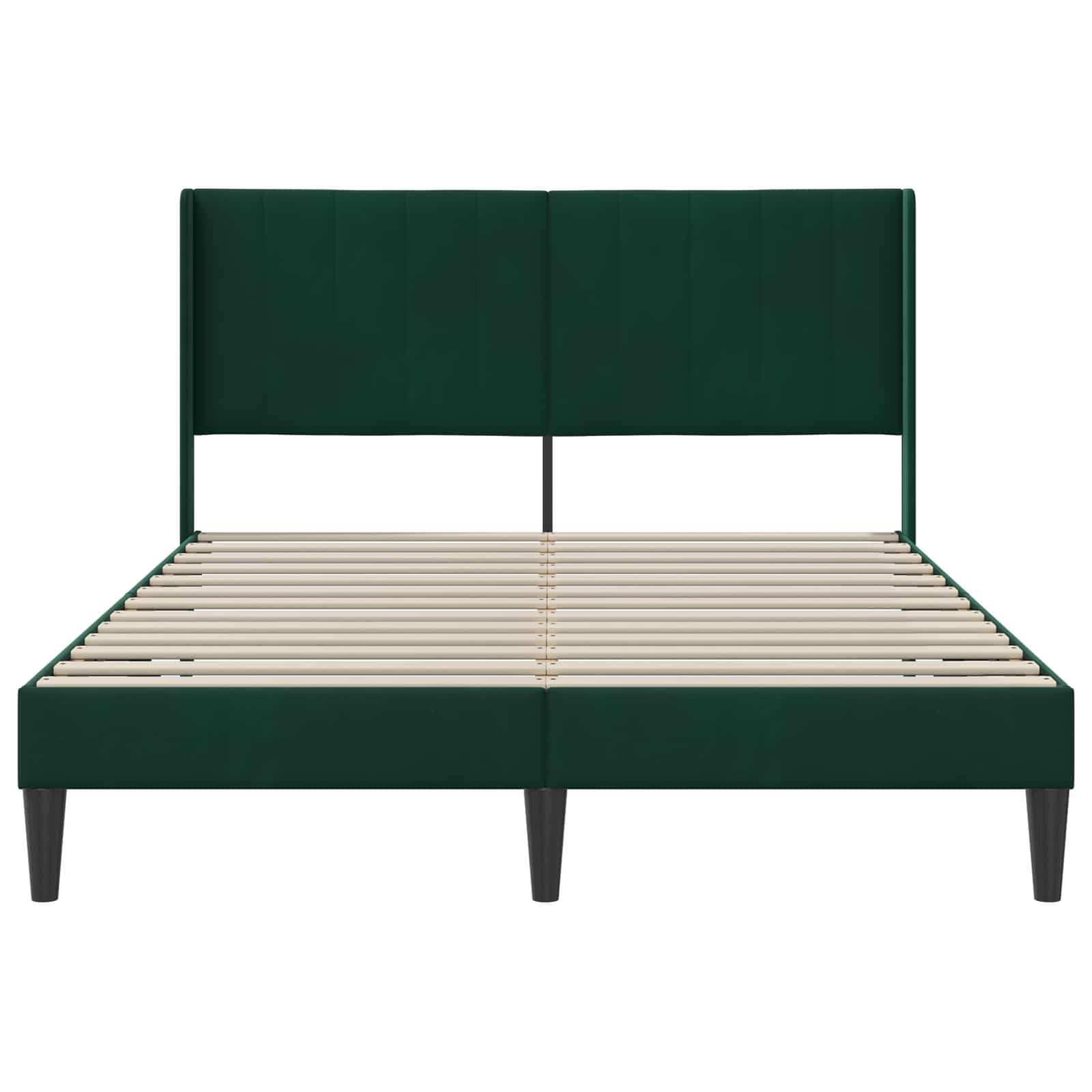 Struttura del letto Verde Scuro 160 x 200 cm Velluto | homemem39