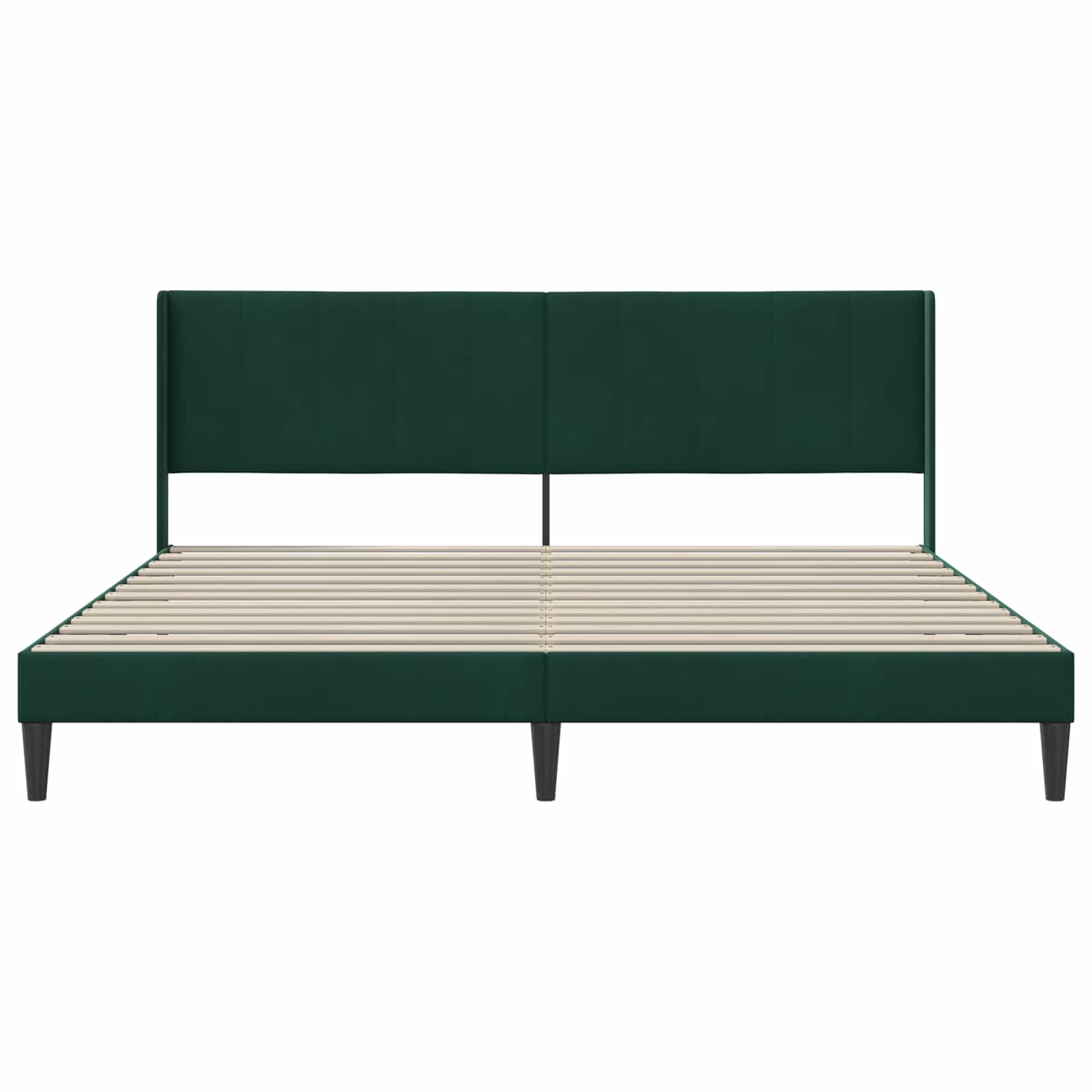 Struttura del letto Verde Scuro 200 x 200 cm Velluto | homemem39