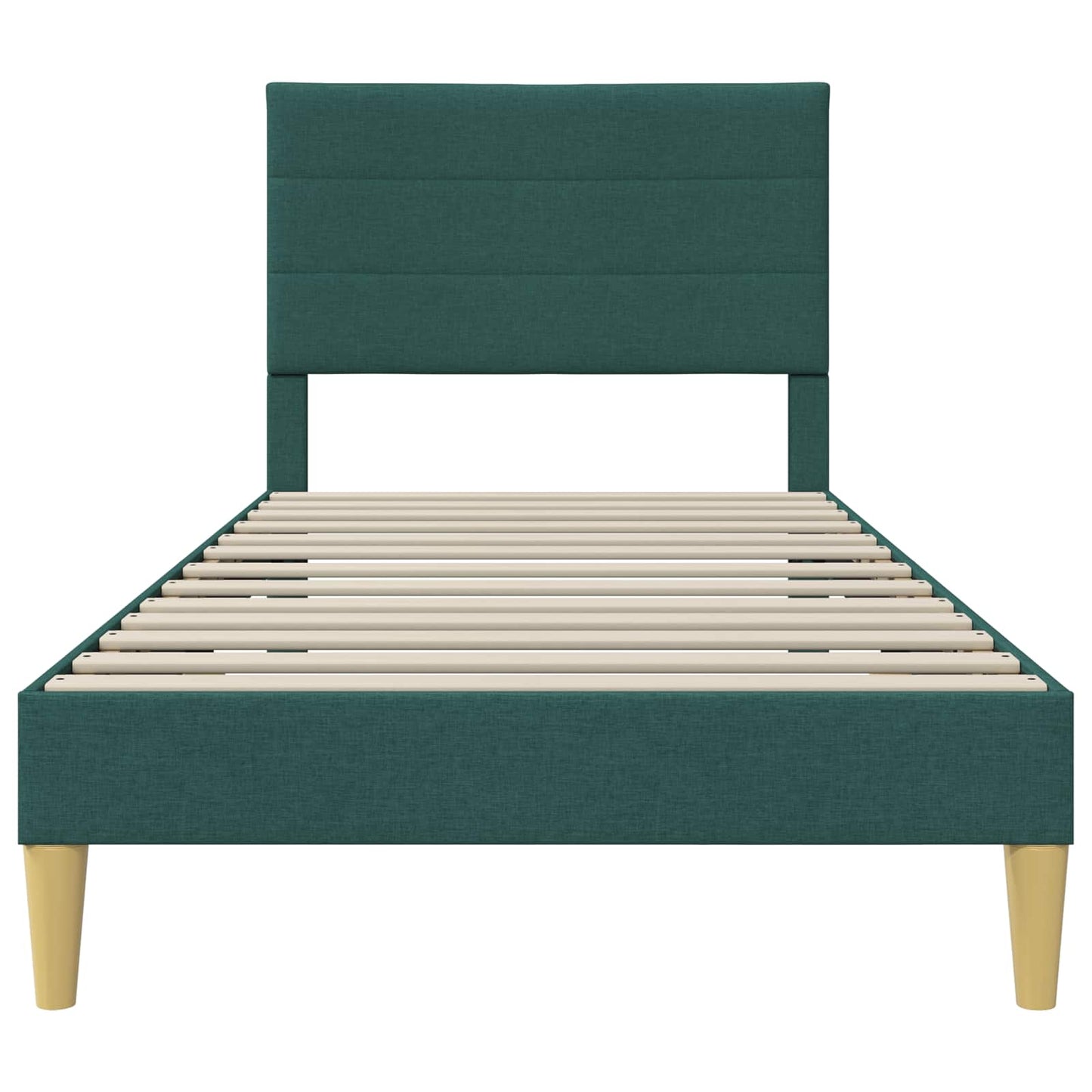Struttura del letto Verde Scuro 80 x 200 cm Tessuto | homemem39