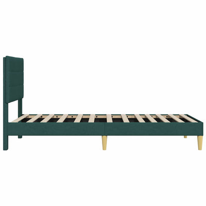 Struttura del letto Verde Scuro 80 x 200 cm Tessuto | homemem39