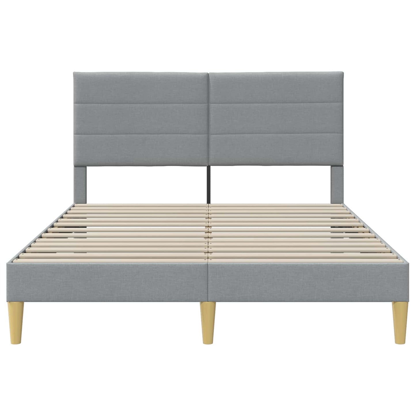 Struttura del letto Grigio Chiaro 120 x 190 cm Tessuto | homemem39