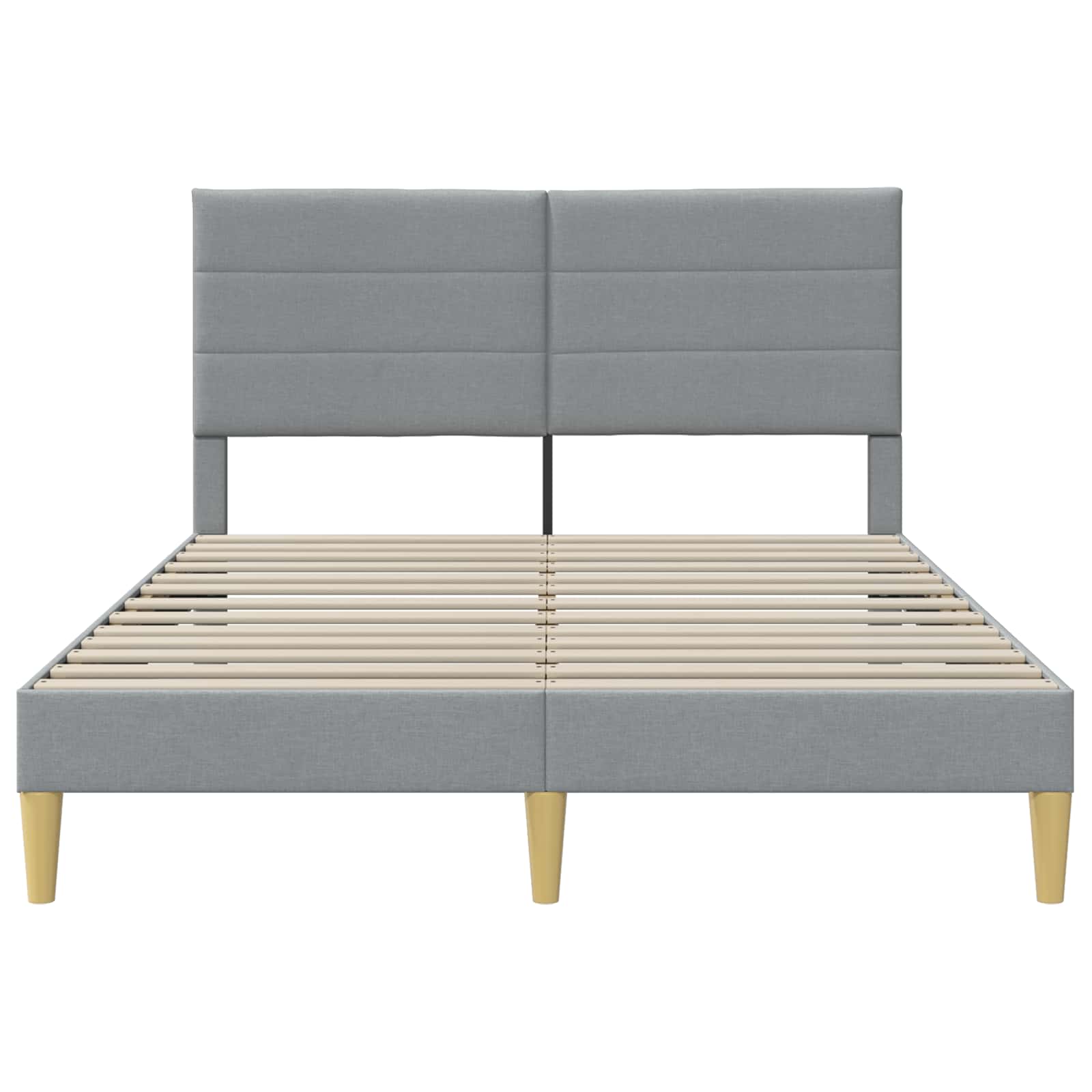 Struttura del letto Grigio Chiaro 120 x 190 cm Tessuto | homemem39