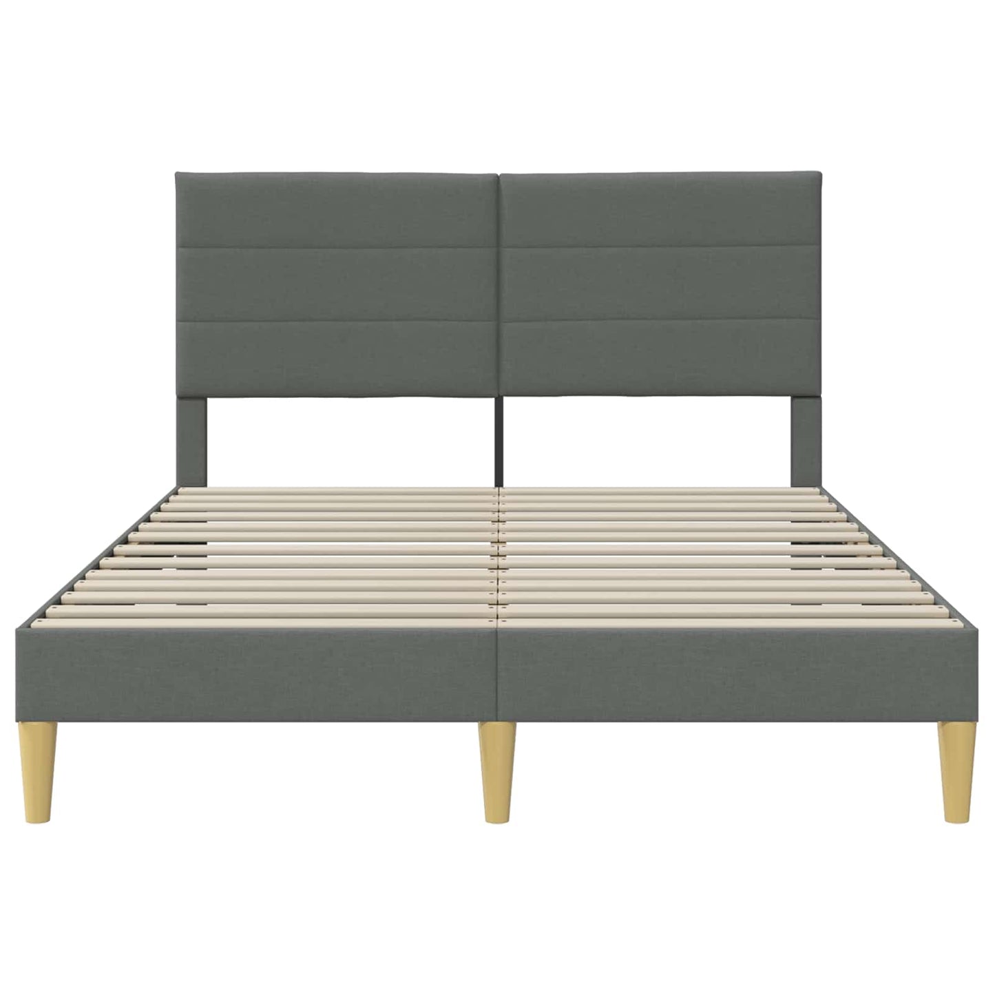 Struttura del letto Grigio Scuro 120 x 190 cm Tessuto | homemem39