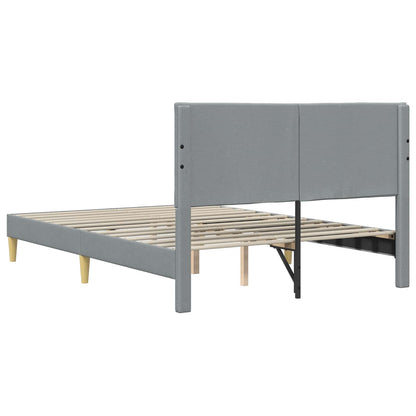 Struttura del letto Grigio Chiaro 120 x 200 cm Tessuto | homemem39