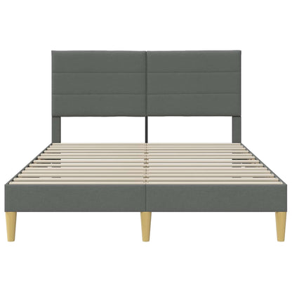 Struttura del letto Grigio Scuro 120 x 200 cm Tessuto | homemem39