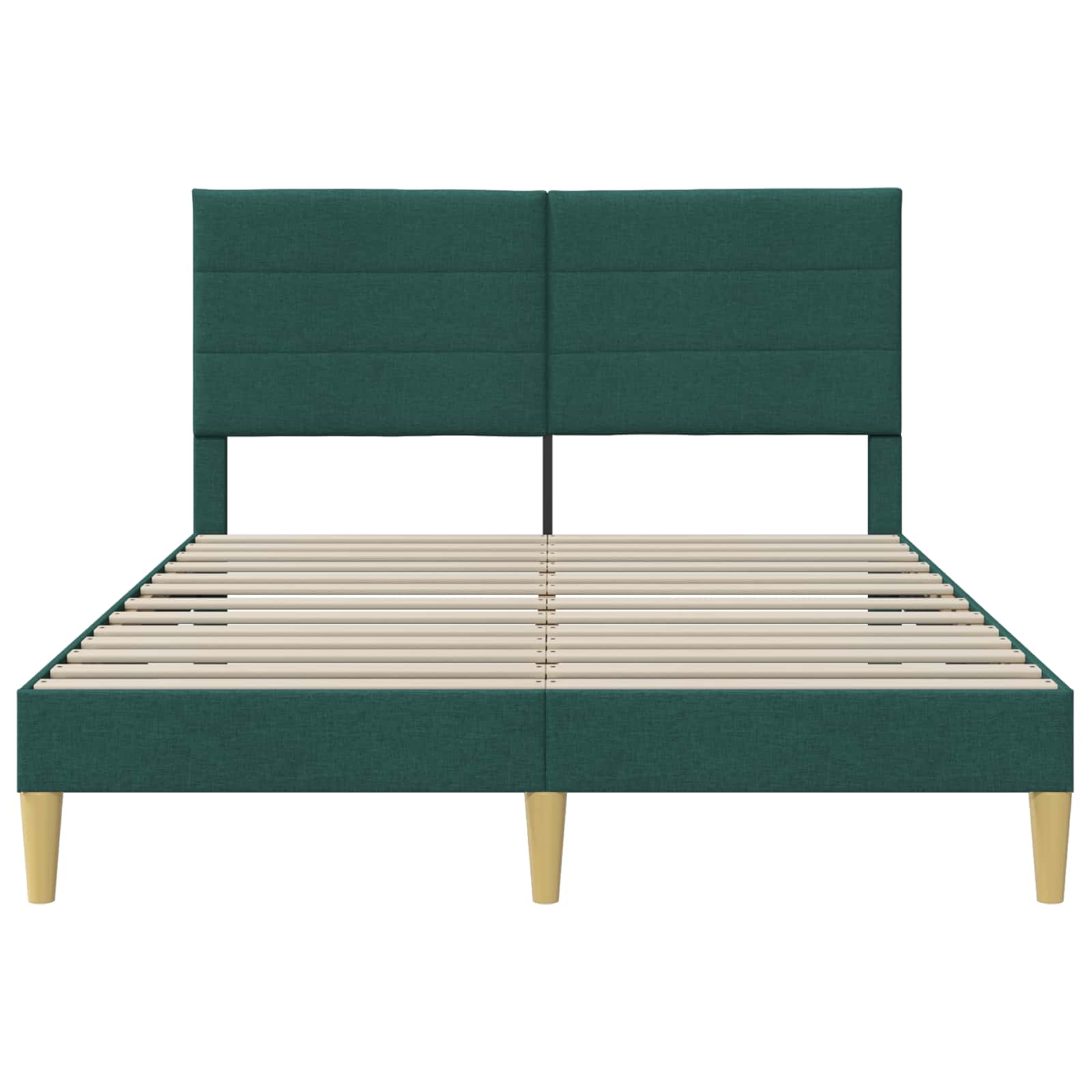 Struttura del letto Verde Scuro 120 x 200 cm Tessuto | homemem39