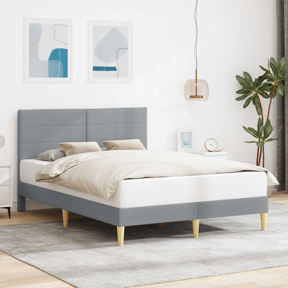 Struttura del letto Grigio Chiaro 140 x 200 cm Tessuto | homemem39
