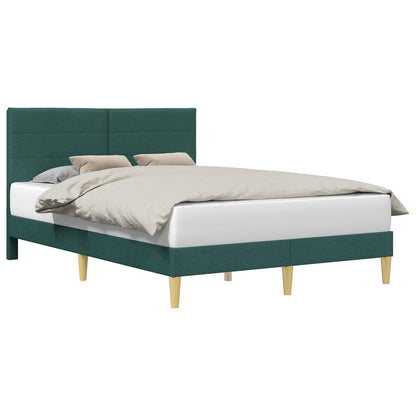 Struttura del letto Verde Scuro 160 x 200 cm Tessuto | homemem39