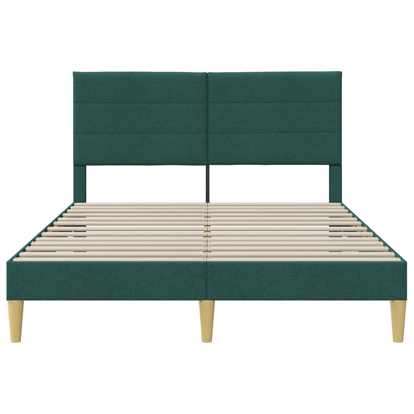 Struttura del letto Verde Scuro 160 x 200 cm Tessuto | homemem39