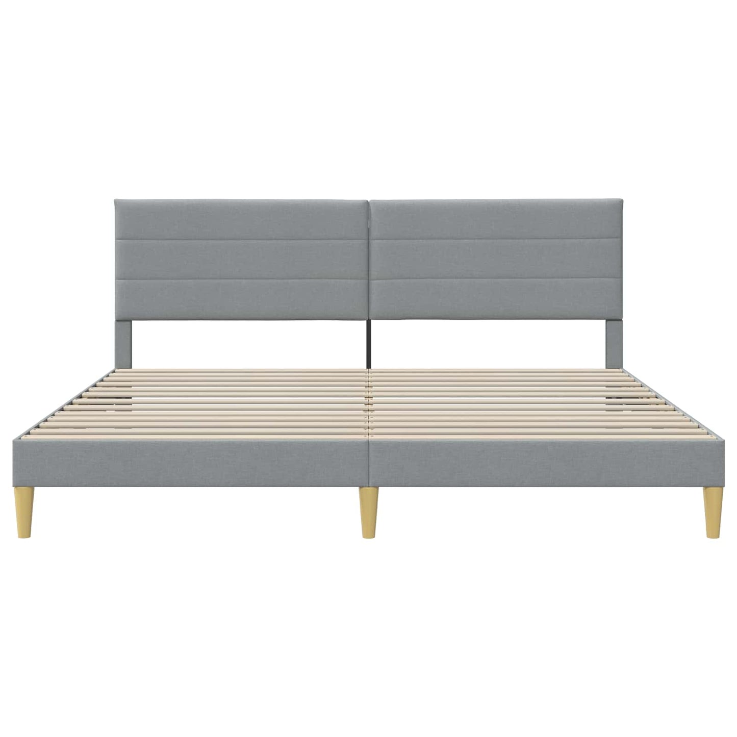 Struttura del letto Grigio Chiaro 180 x 200 cm Tessuto | homemem39