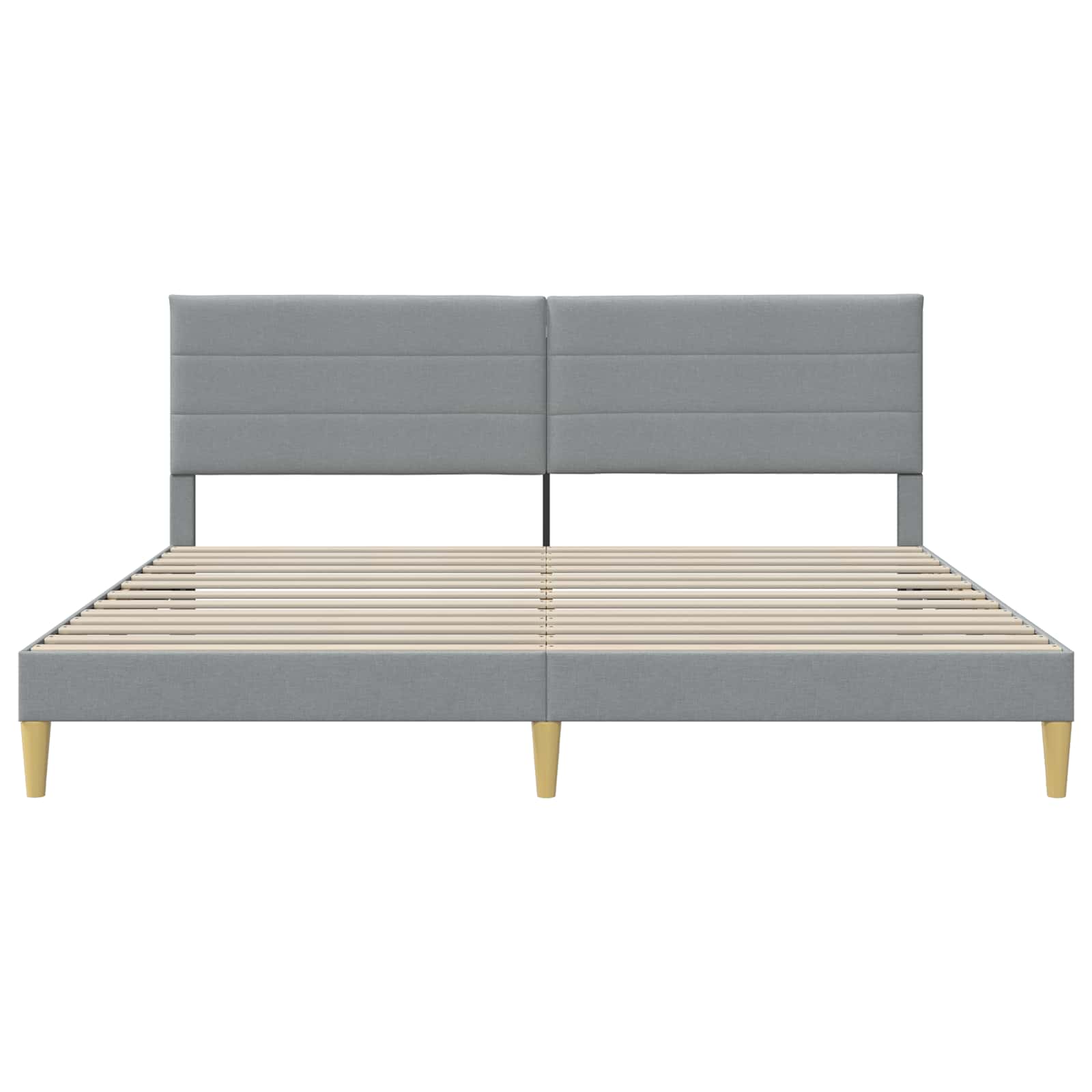 Struttura del letto Grigio Chiaro 180 x 200 cm Tessuto | homemem39
