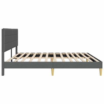 Struttura del letto Grigio Scuro 180 x 200 cm Tessuto | homemem39