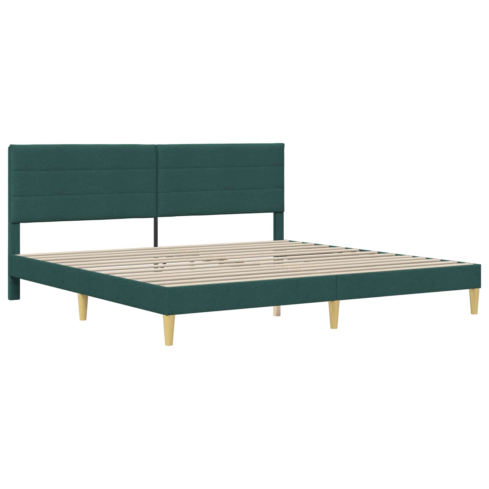 Struttura del letto Verde Scuro 180 x 200 cm Tessuto | homemem39