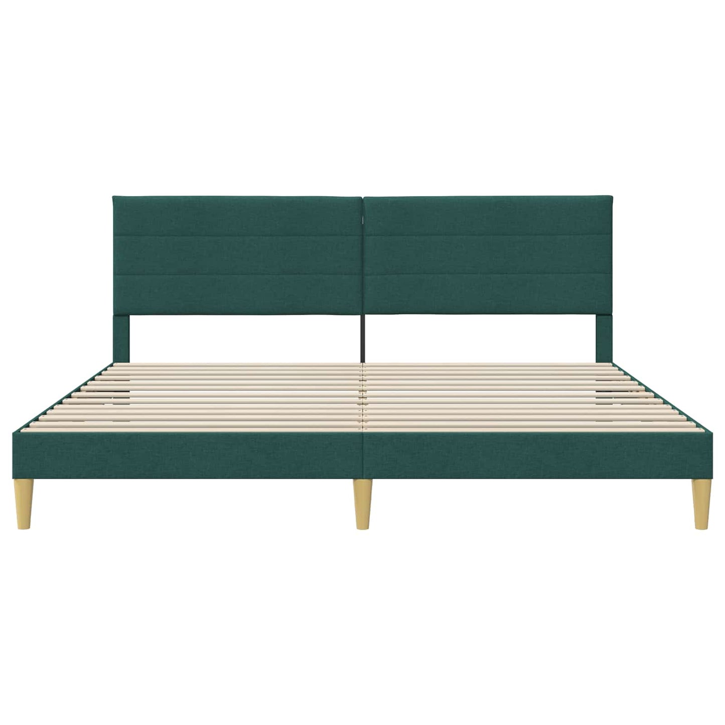 Struttura del letto Verde Scuro 180 x 200 cm Tessuto | homemem39