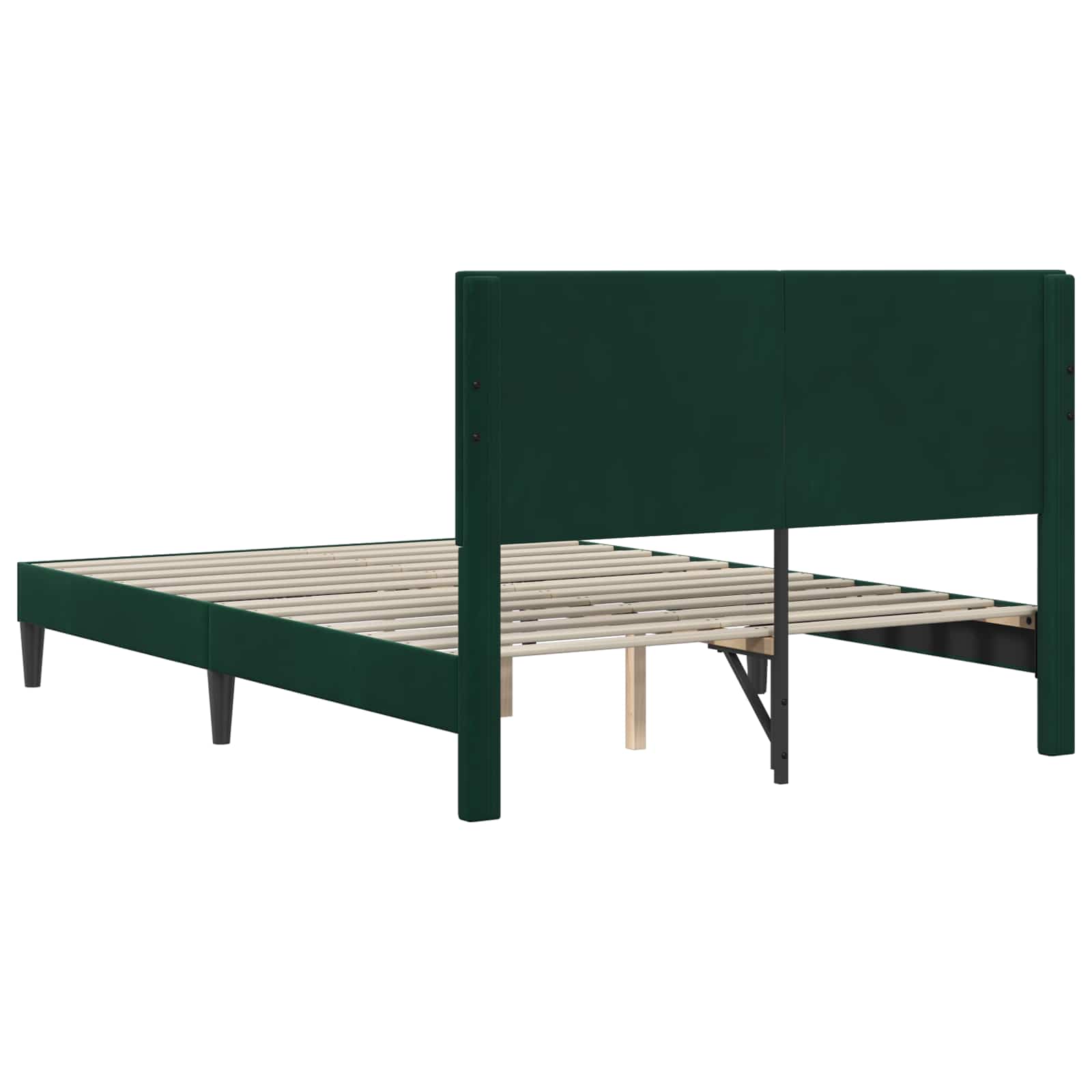 Struttura del letto Verde Scuro 120 x 200 cm Velluto | homemem39