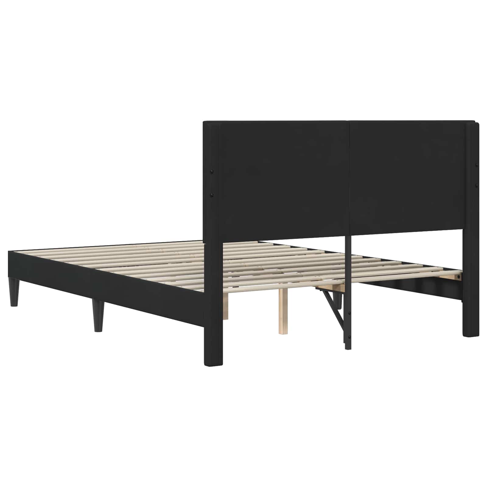 Struttura del letto con testiera Nero 120 x 200 cm Velluto | homemem39