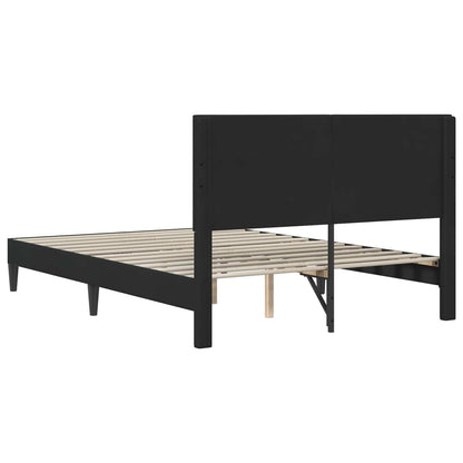Struttura del letto con testiera Nero 120 x 200 cm Velluto | homemem39