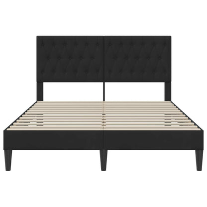 Struttura del letto con testiera Nero 120 x 200 cm Velluto | homemem39