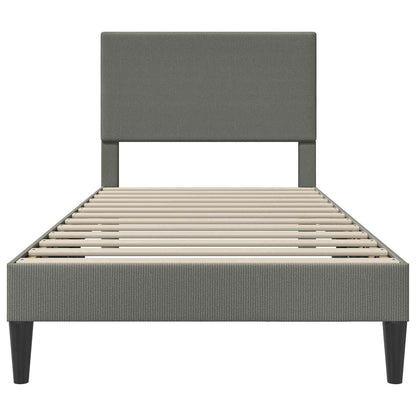 Struttura del letto Grigio Chiaro 80 x 200 cm Tessuto in Cords | homemem39