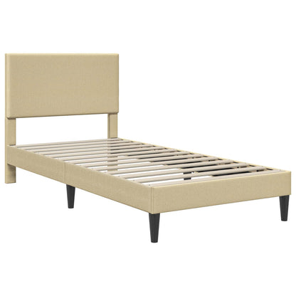 Struttura del letto Grigio Verde Chiaro 90 x 190 cm | homemem39