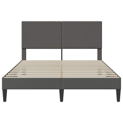Struttura del letto Grigio Scuro 120 x 190 cm Tessuto in Cords | homemem39