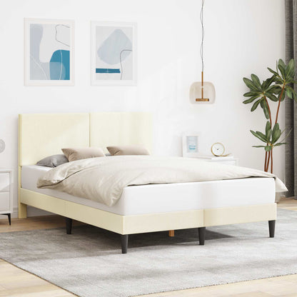 Struttura del letto Crema 120 x 200 cm Tessuto in Cords | homemem39
