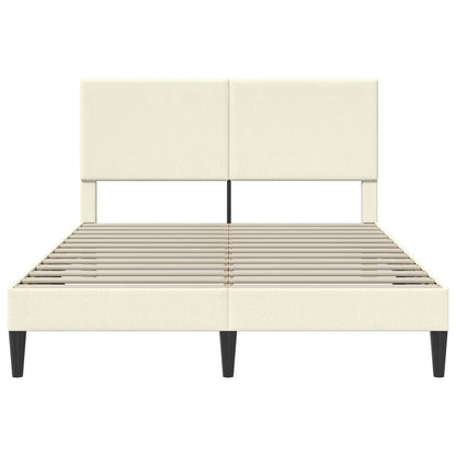 Struttura del letto Crema 120 x 200 cm Tessuto in Cords | homemem39
