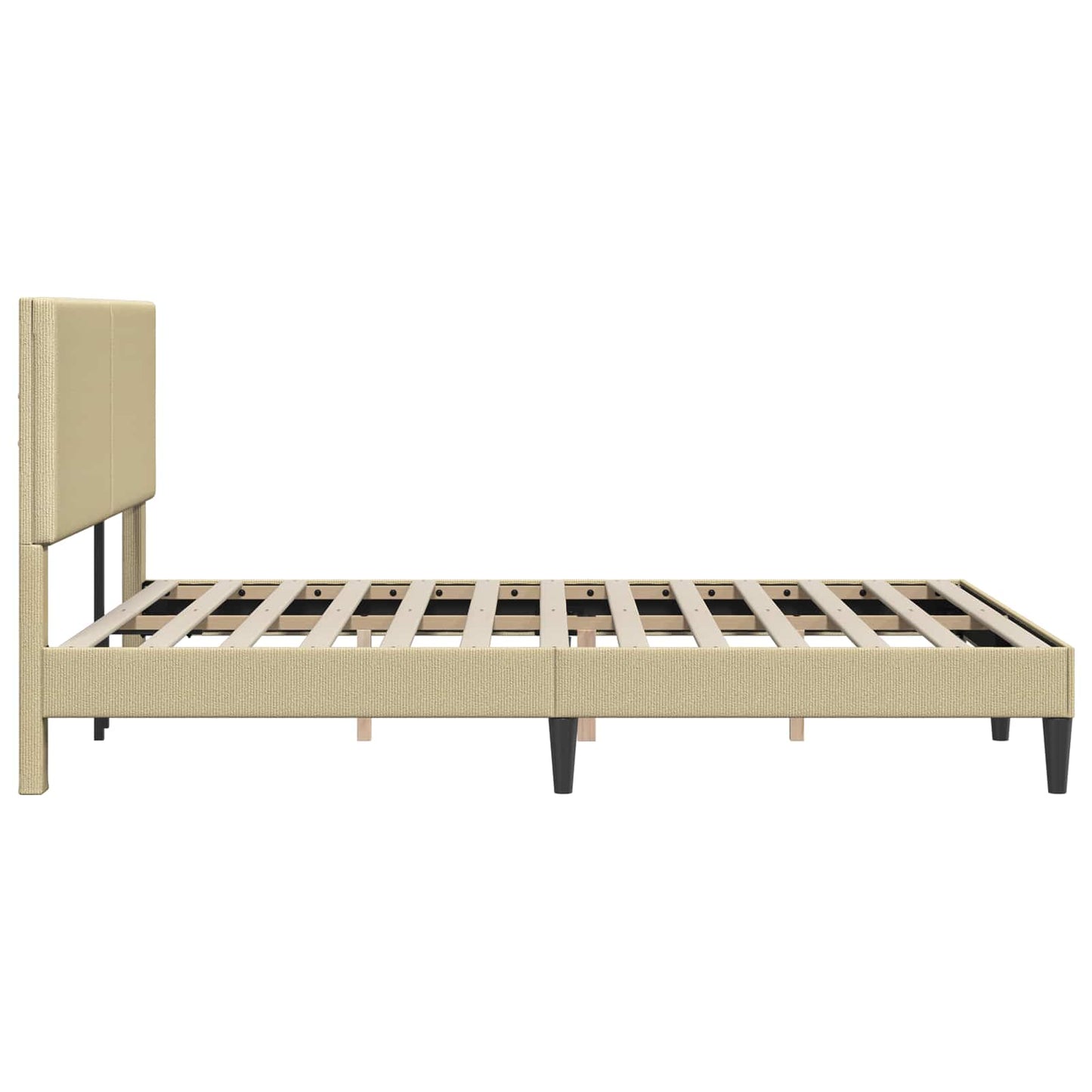 Struttura del letto Grigio Verde Chiaro 140 x 190 cm | homemem39