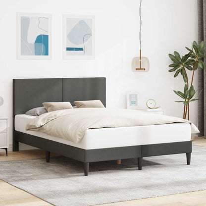 Struttura del letto Grigio Scuro 140 x 200 cm Tessuto in Cords | homemem39