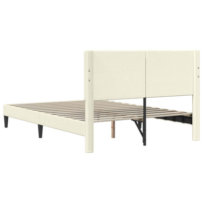 Struttura del letto Crema 140 x 200 cm Tessuto in Cords | homemem39