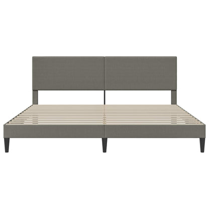 Struttura del letto Grigio Chiaro 180 x 200 cm Tessuto in Cords