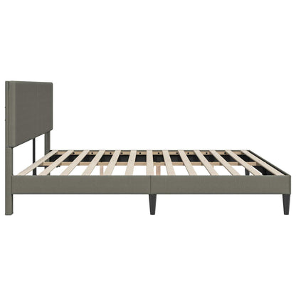 Struttura del letto Grigio Chiaro 180 x 200 cm Tessuto in Cords