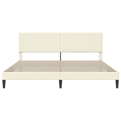 Struttura del letto Crema 180 x 200 cm Tessuto in Cords