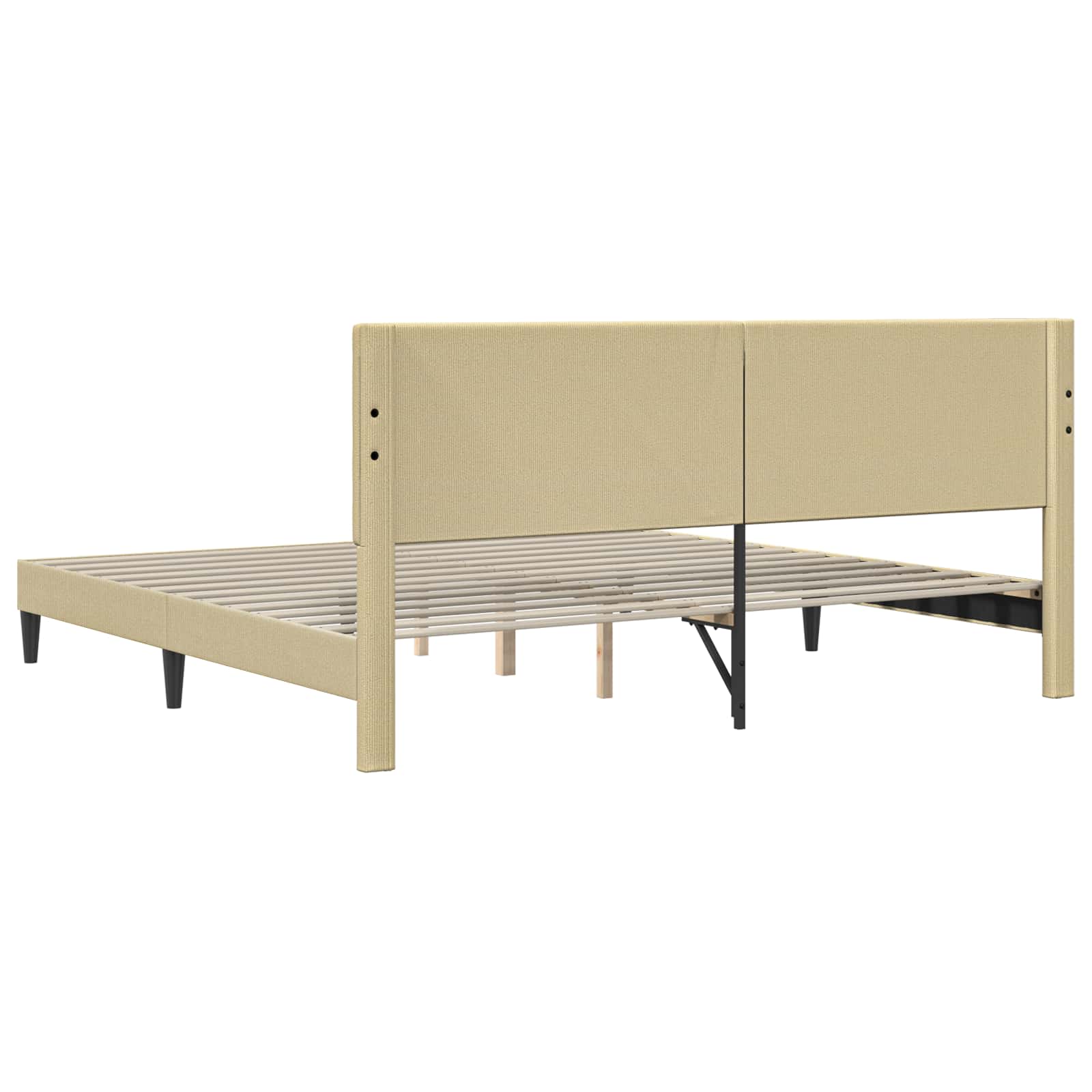 Struttura del letto Grigio Verde Chiaro 200 x 200 cm - homemem39