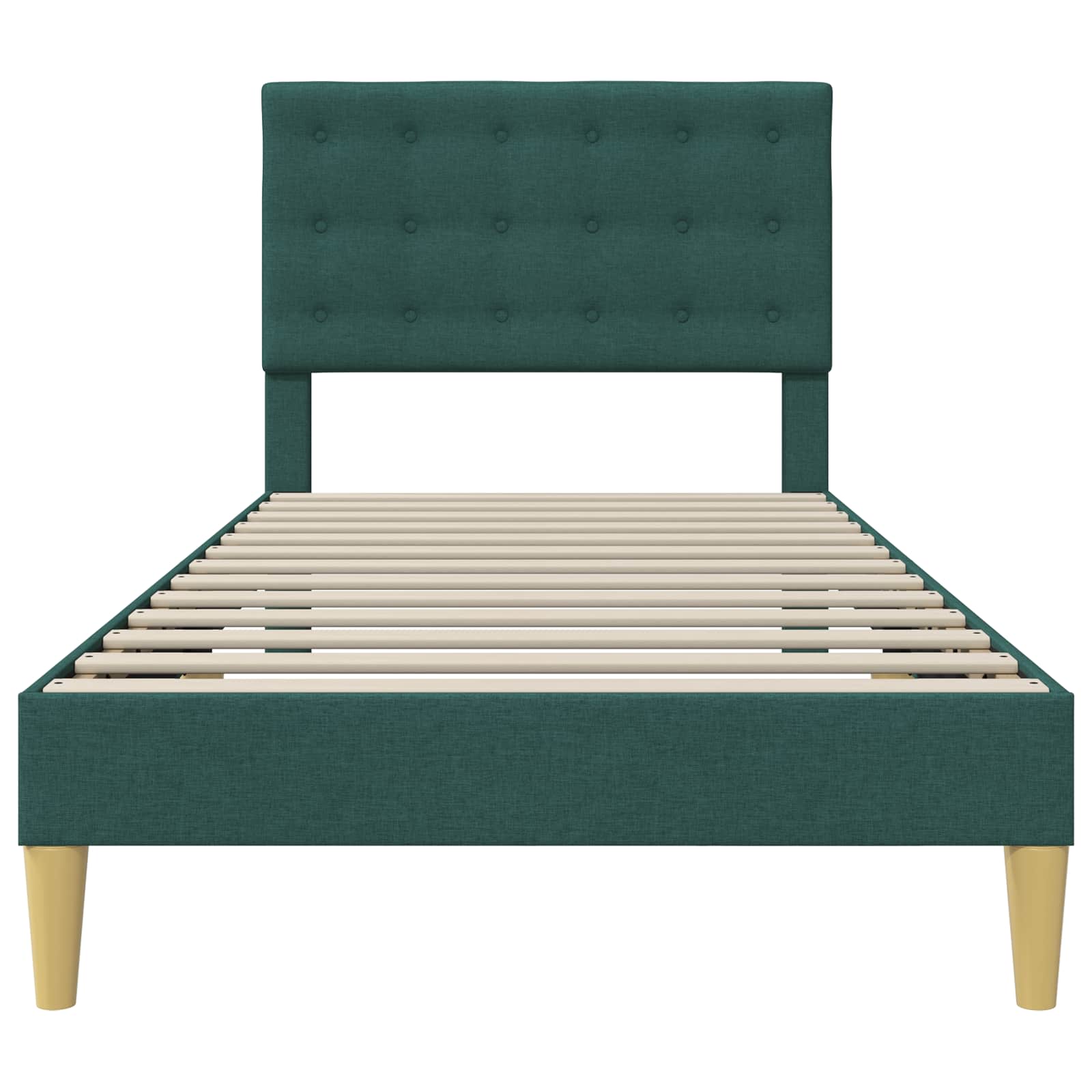 Struttura del letto Verde Scuro 80 x 200 cm Tessuto | homemem39