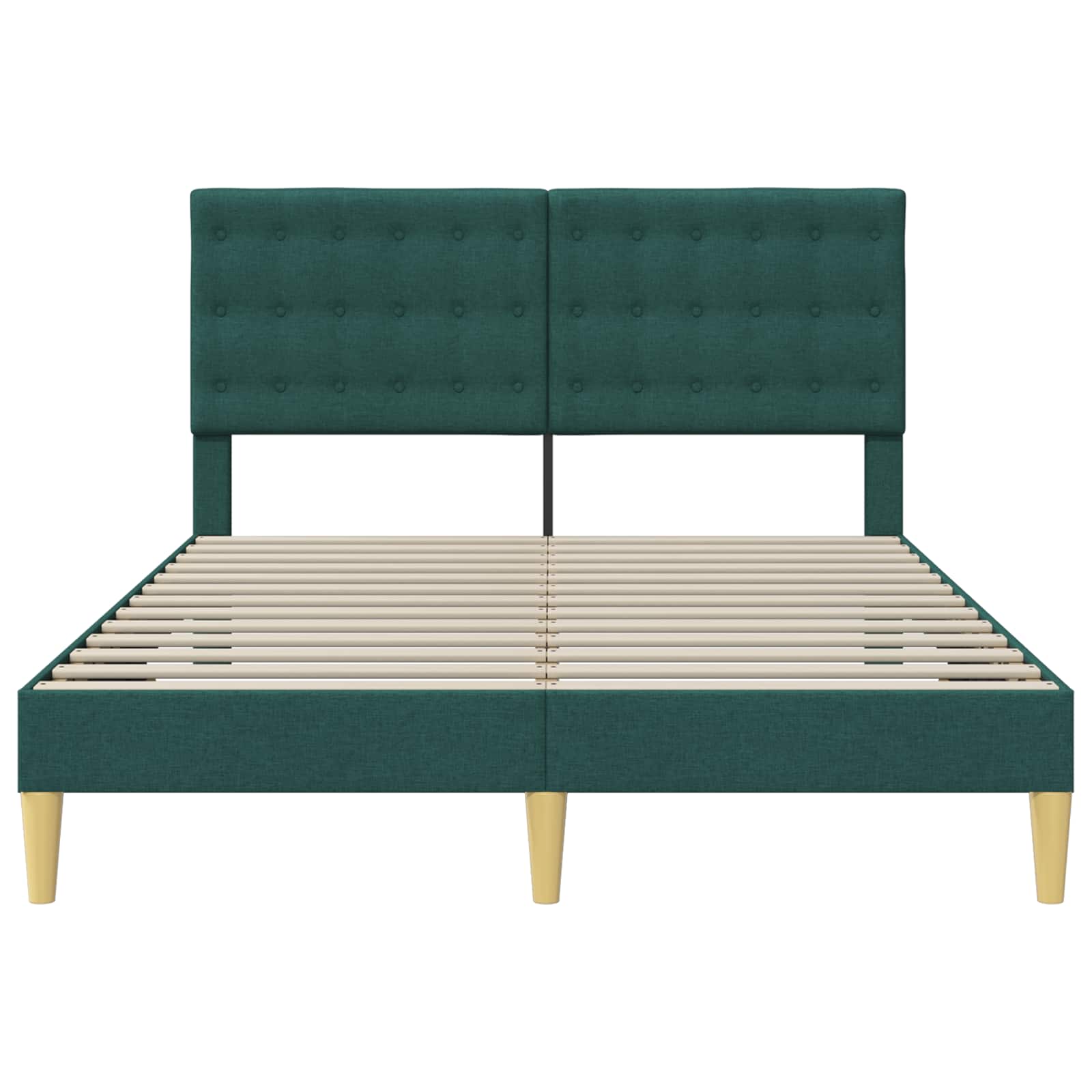 Struttura del letto Verde Scuro 120 x 190 cm Tessuto | homemem39