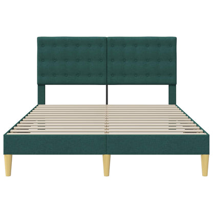 Struttura del letto Verde Scuro 120 x 190 cm Tessuto | homemem39