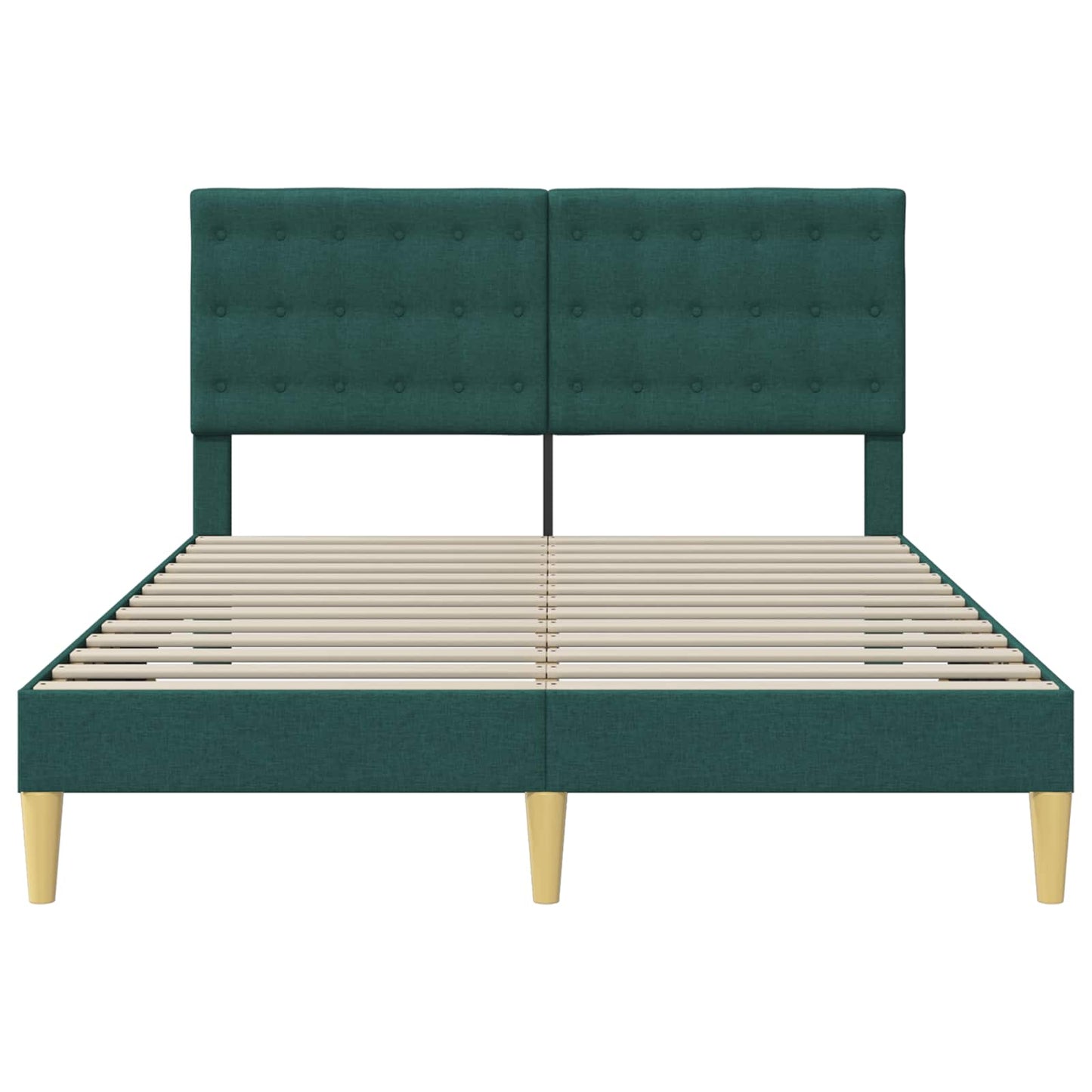 Struttura del letto Verde Scuro 120 x 200 cm Tessuto | homemem39