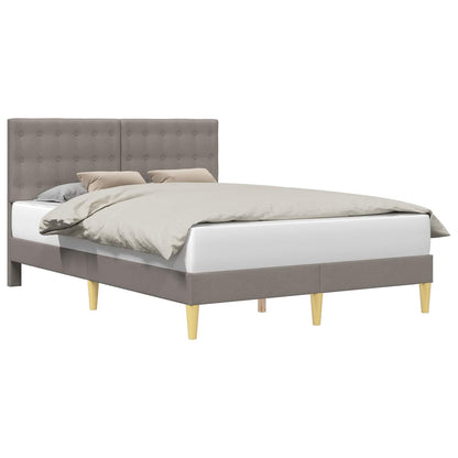 Struttura del letto con testiera Tortora 140 x 200 cm Tessuto | homemem39