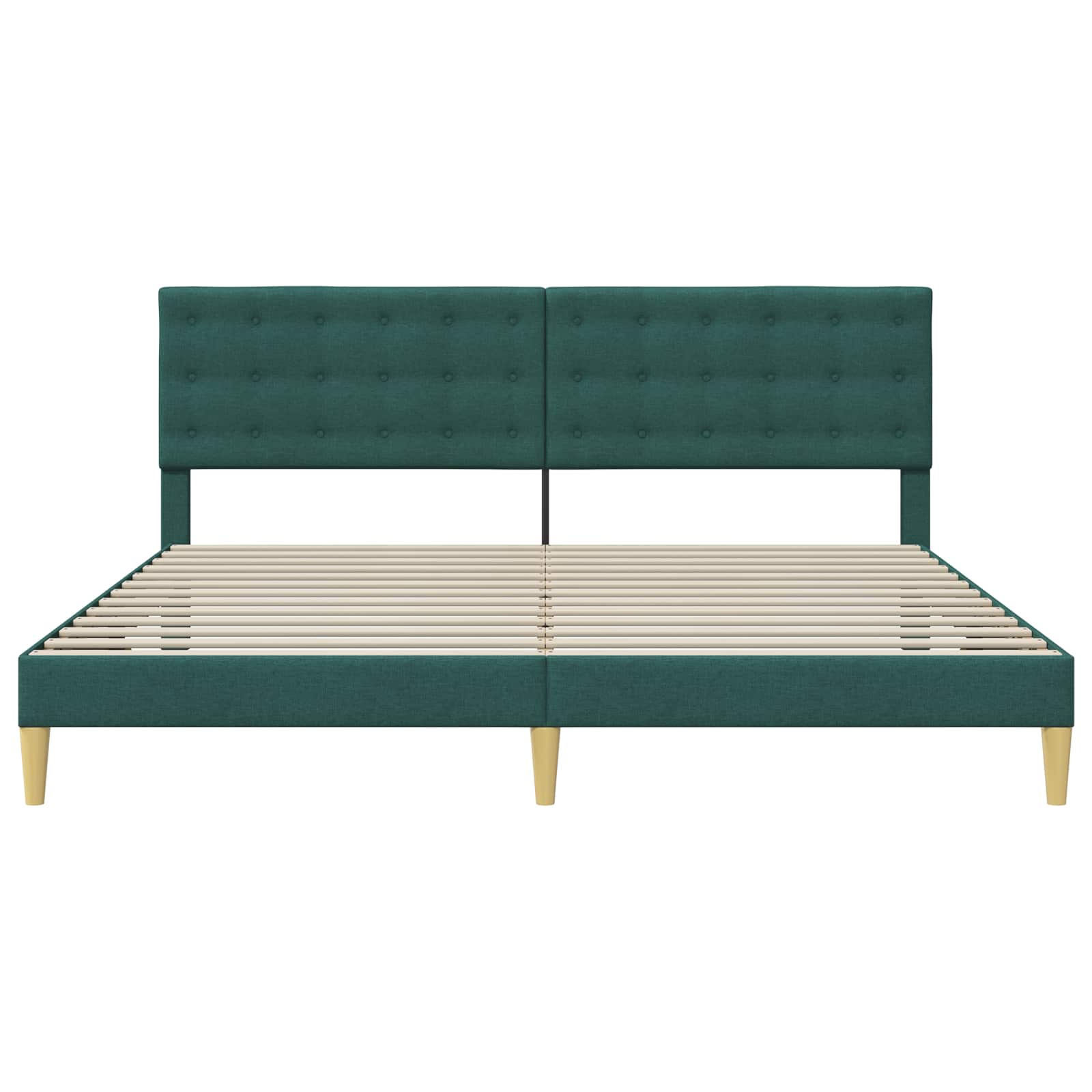 Struttura del letto Verde Scuro 180 x 200 cm Tessuto | homemem39