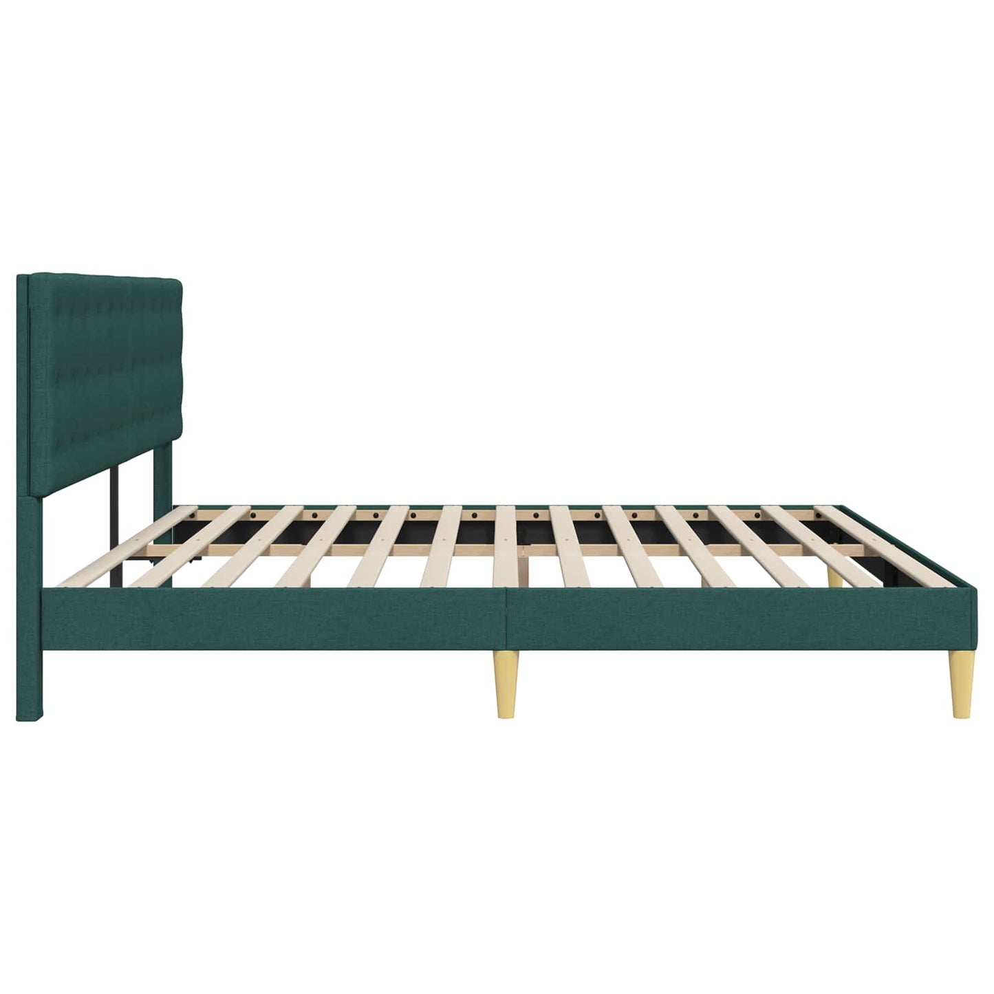 Struttura del letto Verde Scuro 180 x 200 cm Tessuto | homemem39