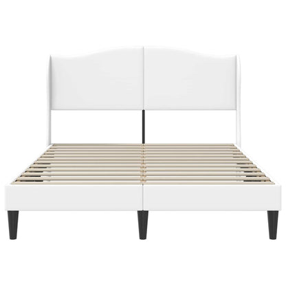 Struttura del letto con testiera Bianco 120 x 200 cm Similpelle | homemem39