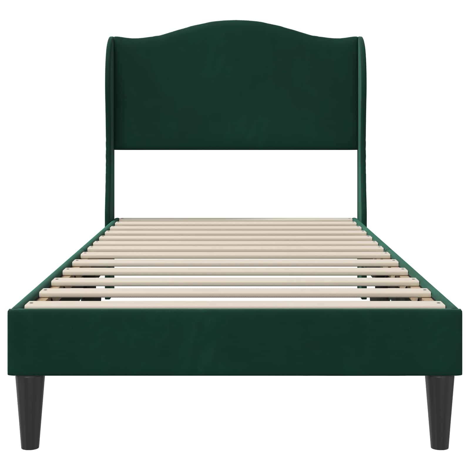 Struttura del letto Verde Scuro 80 x 200 cm Velluto | homemem39